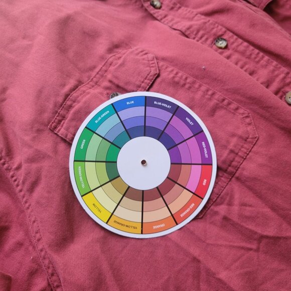 Wrangler Mens Shirt 3XL Short Sleeve Button Up Cotton Blend Rust Red RED10E - Picture 7 of 8